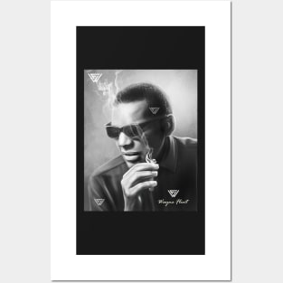 Ray Charles Digital Oil Posters and Art